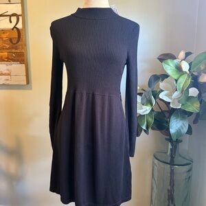 NWT Free People Black Long Sleeve Dress sweater dress